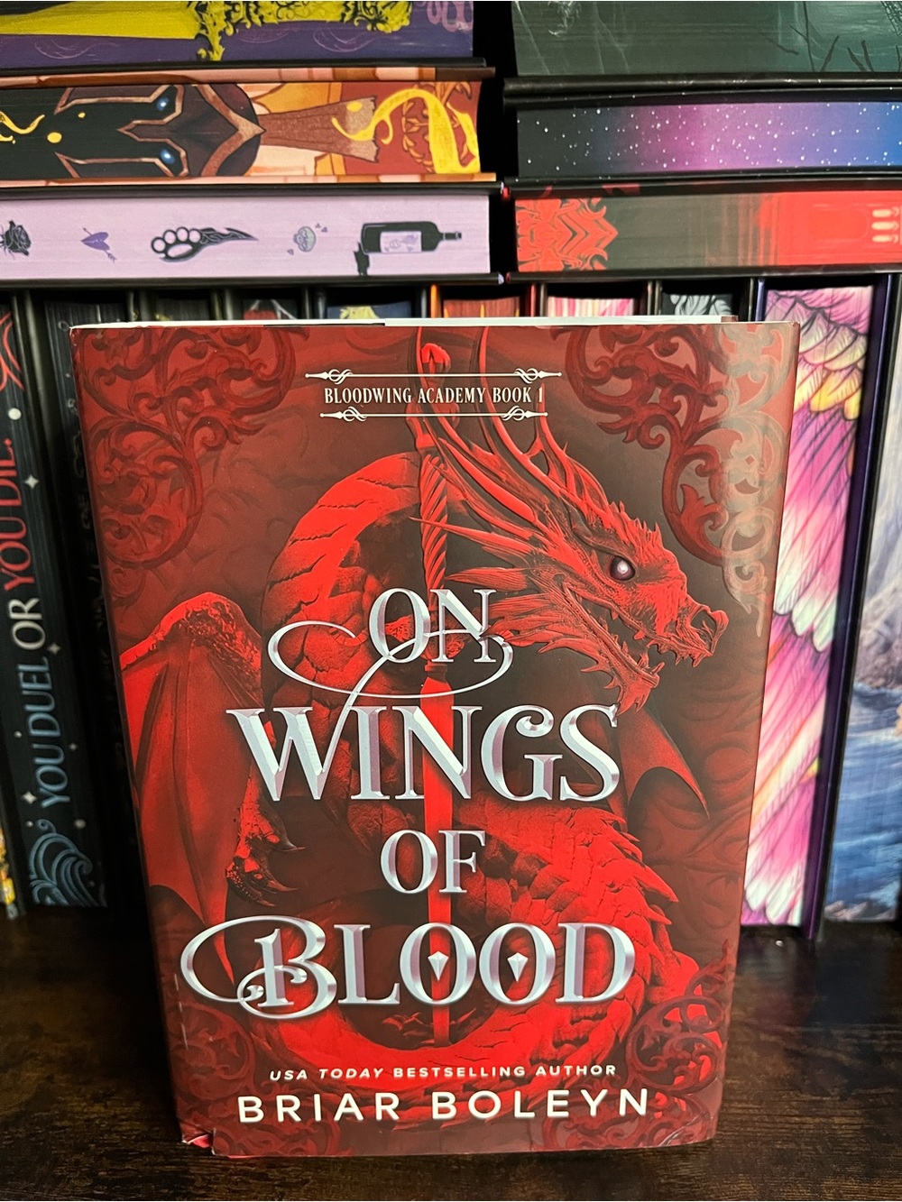 On Wings of Blood by Briar Boleyn
Hardcover Deluxe Out Of Print